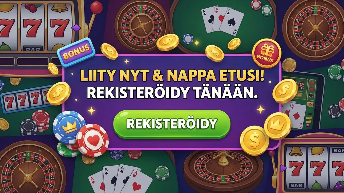 Rekisteröidy bonuksella